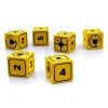 Dice>ALIEN RPG Stress Dice Set - 10 Dice, Yellow with Black Numbers - Your Source for Gaming Essentials