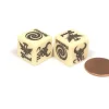 Dice>Alignment Custom Engraved 16mm D6 Chessex Dice, 2 Pieces - Good Evil Neutral - Your Source for Gaming Essentials