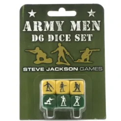Dice>Army Men D6 Dice Set - 12 Pieces - Your Source for Gaming Essentials
