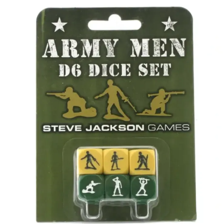 Dice>Army Men D6 Dice Set - 12 Pieces - Your Source for Gaming Essentials