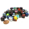 Dice>Bag of 50 Assorted Loose Gemini 12mm D6 with Pip - Your Source for Gaming Essentials