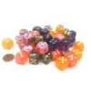 Dice>Bag of 50 Assorted Loose Lab Dice 16mm D6 Chessex Dice with Pips - Your Source for Gaming Essentials