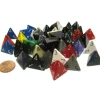 Dice>Bag of 50 Assorted Loose Opaque Polyhedral D4 Dice - Your Source for Gaming Essentials