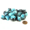 Dice>Bag of 20 Gemini Polyhedral Dice - Black-Shell with White Numbers - Your Source for Gaming Essentials