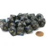 Dice>Bag of 20 Lustrous Polyhedral Dice - Shadow with Gold Numbers - Your Source for Gaming Essentials