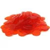 Board Games>Bag of 250 Plastic 19mm Round Sorting Chip Gaming Accessory - Orange - Your Source for Gaming Essentials