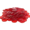 Board Games>Bag of 250 Plastic 19mm Round Sorting Chip Gaming Accessory - Red - Your Source for Gaming Essentials