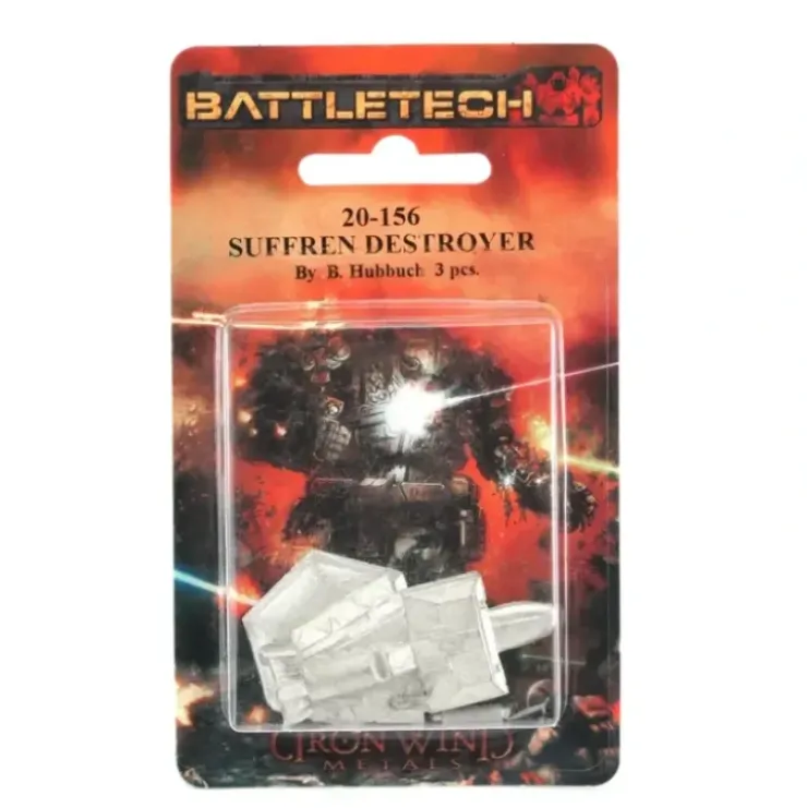 Battletech Suffren Destroyer #20-156 Unpainted Sci-Fi Metal Miniature Figure - Your Source for Gaming Essentials* Tabletop Miniatures