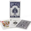 Cards>Bicycle Big Box Blue Playing Cards - 4.5" Wide x 7" Tall Jumbo Deck - Your Source for Gaming Essentials