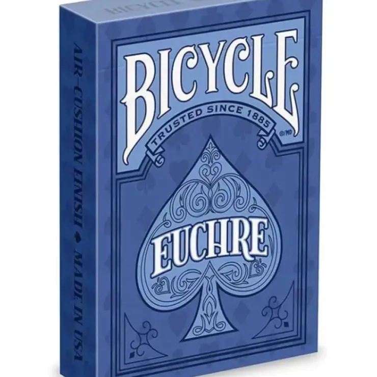 Cards>Bicycle Euchre Playing Cards - 1 Double Deck (1 Sealed Pack Contains 2 Euchre Decks) - Your Source for Gaming Essentials