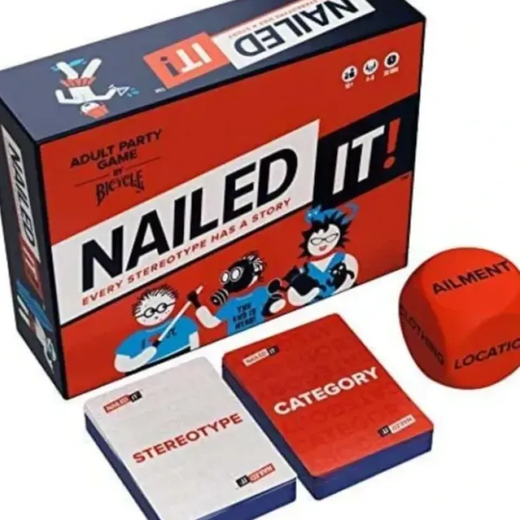 Cards>Bicycle Nailed It! - Adult Party Game - Your Source for Gaming Essentials