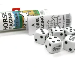 Dice>Black Horse Racing Dice Game 5 Dice Set with Travel Tube and Instructions - Your Source for Gaming Essentials