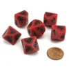 Dice>Blood & Plunder Blood D10 Dice Set - 6 Red 10-Sided Dice - Your Source for Gaming Essentials