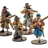 Blood & Plunder: English Freebooters Unit (4 Pieces) Unpainted Metal Miniature - Your Source for Gaming Essentials* Tabletop Miniatures