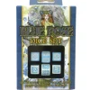 Dice>Blue Rose D6 Dice Set 6 Pieces - 3 White with Blue, 3 Blue with White - Your Source for Gaming Essentials
