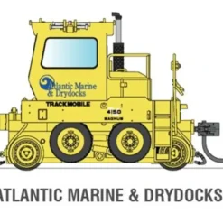 Broadway Limited 6044 HO Atlantic Marine & Drydocks Trackmobile Industrial - Your Source for Gaming Essentials