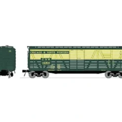 Broadway Limited 4131 HO Chicago & North Western PRR K7 Stock Car (4) - Your Source for Gaming Essentials