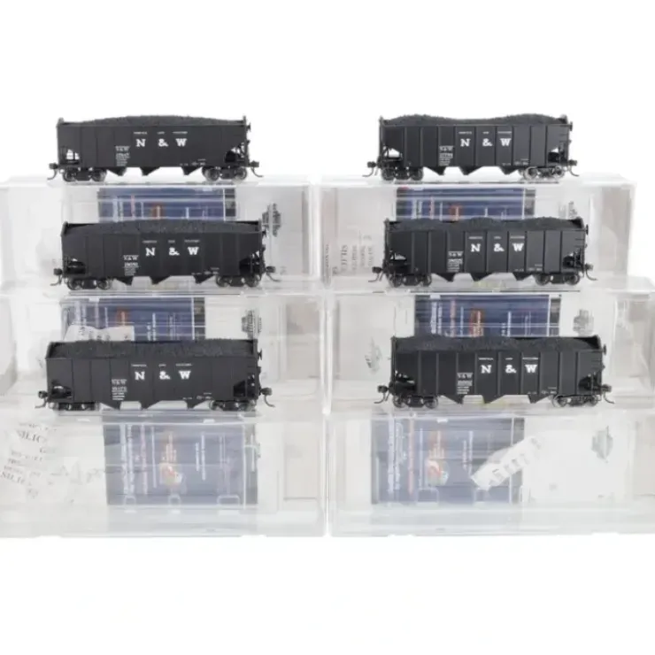 Broadway Limited 1724 HO Norfolk & Western Class H2a 3-Bay Hoppers (Set of 6) - Your Source for Gaming Essentials