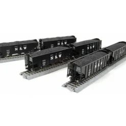 Broadway Limited 1725 HO Norfolk & Western Class H2a 3-Bay Hopper (6) - Your Source for Gaming Essentials