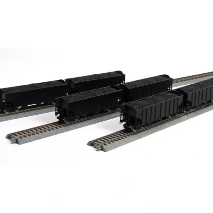 Broadway Limited 1795 HO Painted, Unlettered Class H2a 3-Bay Hopper (6) - Your Source for Gaming Essentials