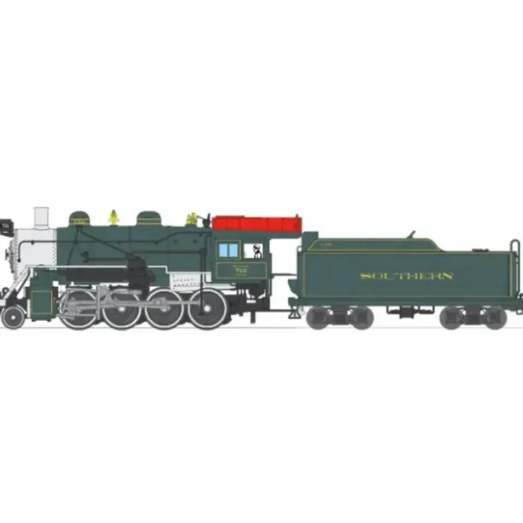 Broadway Limited 2800 HO Southern 2-8-0 Consolidation Steam Loco Sound/DCC #722 - Your Source for Gaming Essentials