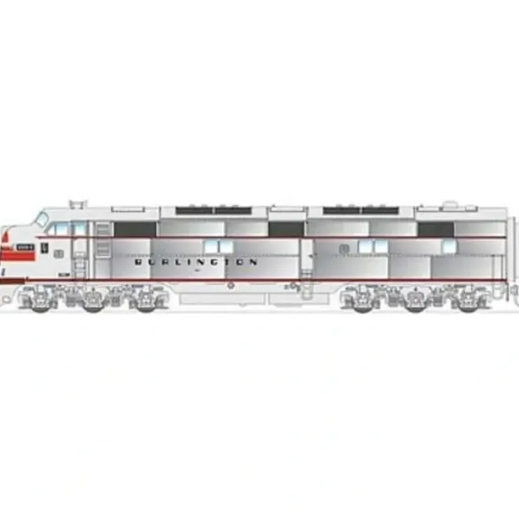 Broadway Limited 3225 N Chicago, Burlington & Quincy EMD E7A Paragon2 #9919B - Your Source for Gaming Essentials