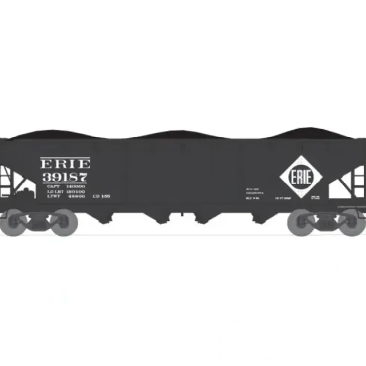 Broadway Limited 3192 N Erie ARA 70-Ton 4-Bay Hopper w/Load Set B (Pack of 6) - Your Source for Gaming Essentials
