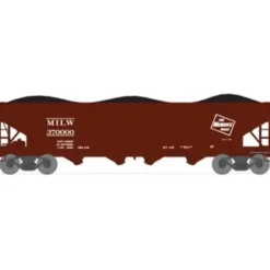 Broadway Limited 3186 N MILW ARA 70-Ton 4-Bay Hopper w/Load Set A (Pack of 6) - Your Source for Gaming Essentials