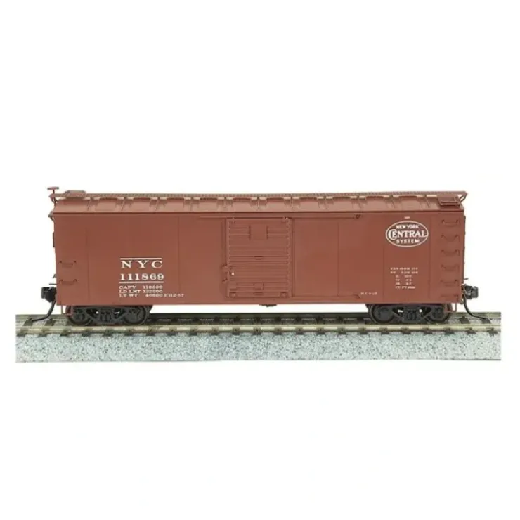 Broadway Limited 3401 N NYC 40' Steel Boxcar w/7-8 Corrugated Ends (Pack of 4) - Your Source for Gaming Essentials