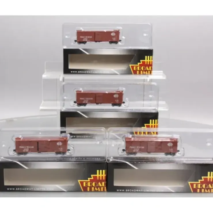 Broadway Limited 3406 N Peoria & Eastern NYC 40' Steel Boxcars (Set of 4) - Your Source for Gaming Essentials