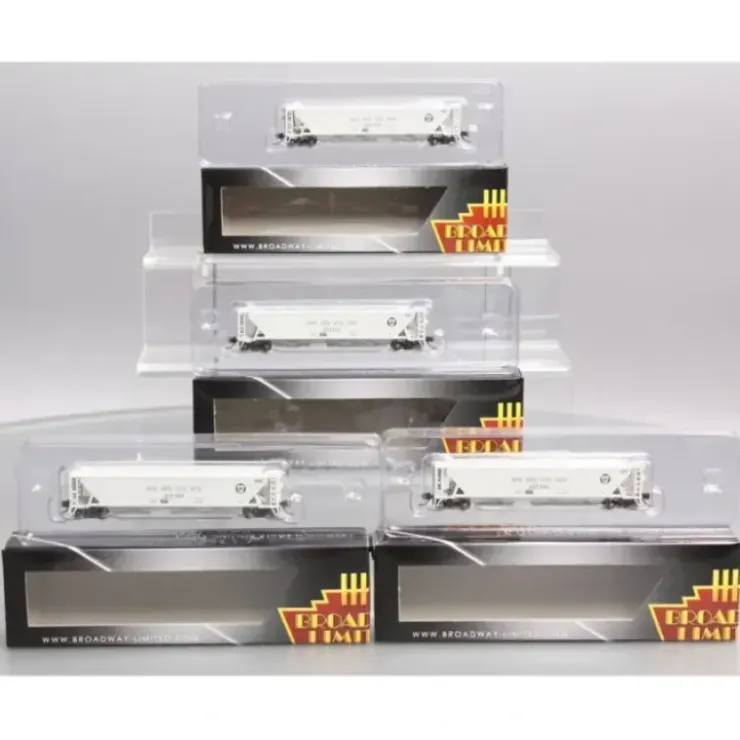 Broadway Limited 3170 N PRR Class H32 5-Bay Covered Hopper Set A (Pack of 4) - Your Source for Gaming Essentials