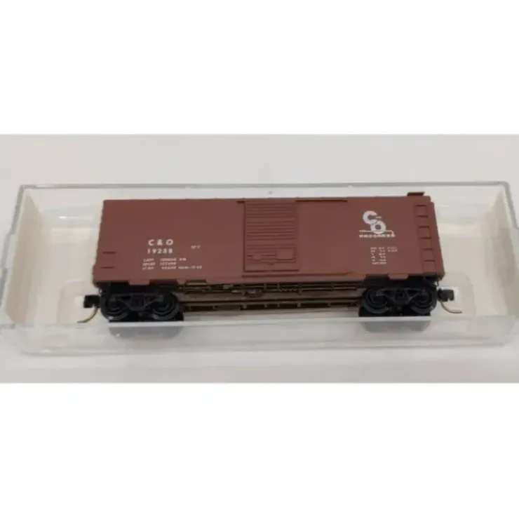 Brooklyn Locomotive Works BLW-34 N C&O 40' Standard Single Door Boxcar #19258 LN/Box - Your Source for Gaming Essentials
