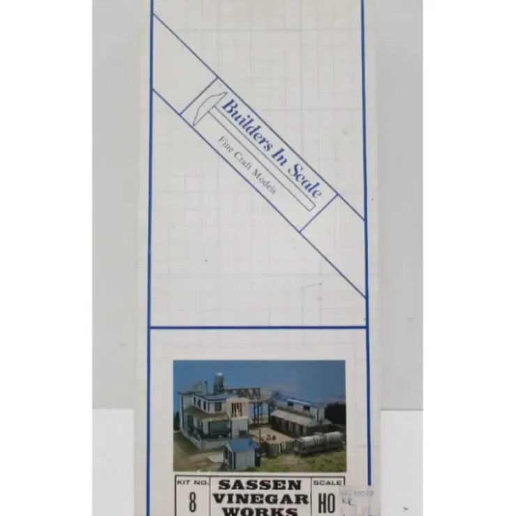 Builders-in-Scale 8 HO Scale Limited Run Sassen Vinegar Works Building Kit - Your Source for Gaming Essentials