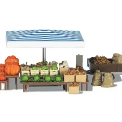 Busch 1070 HO Market Stall - Vegetables Kit - Your Source for Gaming Essentials