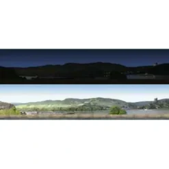 Busch 2876 HO/N/TT Day & Night 198 x 34 cm. Background River Scene - Your Source for Gaming Essentials