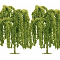 Busch 6650 HO 4-3/4'' Weeping Willow Deciduous Trees (Pack of 2) - Your Source for Gaming Essentials