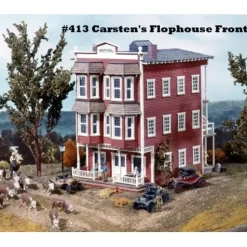 Campbell Scale Models 413 HO Carsten's Flop House Craftsman Building Kit - Your Source for Gaming Essentials