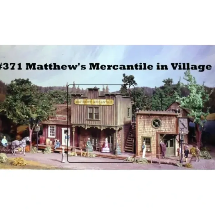 Campbell Scale Models 371 HO Matthews' Mercantile Kit - Your Source for Gaming Essentials