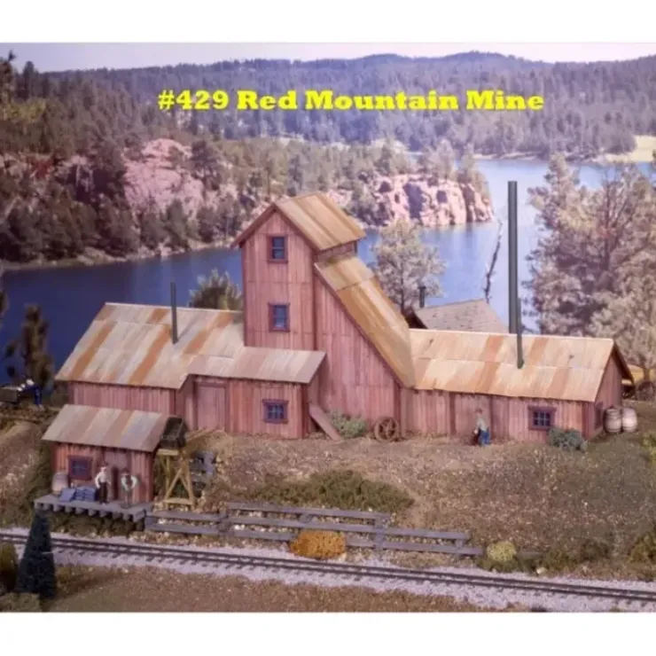 Campbell Scale Models 429 HO Red Mountain Mine Building Kit - Your Source for Gaming Essentials