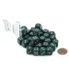 Dice>Case of 36 Deluxe Opaque Small 12mm Round Edge Dice - Green with White Pips - Your Source for Gaming Essentials
