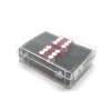 Dice>Case of 2 Large 19mm Transparent Non-Precision Dice - Red with White Pips - Your Source for Gaming Essentials