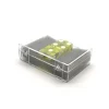 Dice>Case of 2 Large 19mm Transparent Non-Precision Dice - Yellow with White Pips - Your Source for Gaming Essentials