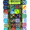 Dice>Chessex 2021 Signature Dice Color Reference Packet - 26 D6 16mm Dice - Your Source for Gaming Essentials