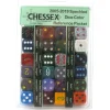 Dice>Chessex Speckled Dice Color Reference Packet - 24 Various Colored Dice - Your Source for Gaming Essentials
