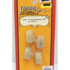 Chooch Enterprises 9526 N Machinery Flat Car Load 4-Piece Set - Your Source for Gaming Essentials