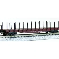 Con-Cor 14091 50' Flatcar w/stakes PRR - Your Source for Gaming Essentials