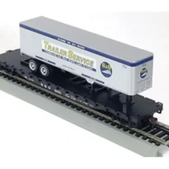 Con-Cor 9421 HO Baltimore & Ohio 54' Flatcar with 40' Trailer #8000 - Your Source for Gaming Essentials
