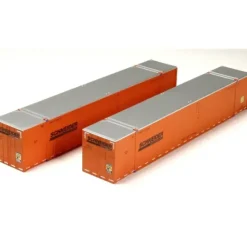 Con-Cor 488014 HO Schneider NationalMonon 53' Rivet-Side Container (Pack of 2) - Your Source for Gaming Essentials
