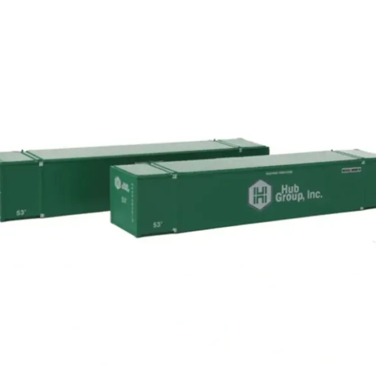 Con-Cor 453038 N Hub Group Monon 53' Rivet-Side Container #2 (Pack of 2) - Your Source for Gaming Essentials