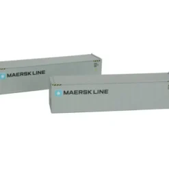 Con-Cor 443020 N Maersk Line 40' Hi-Cube Container #2 (Pack of 2) - Your Source for Gaming Essentials